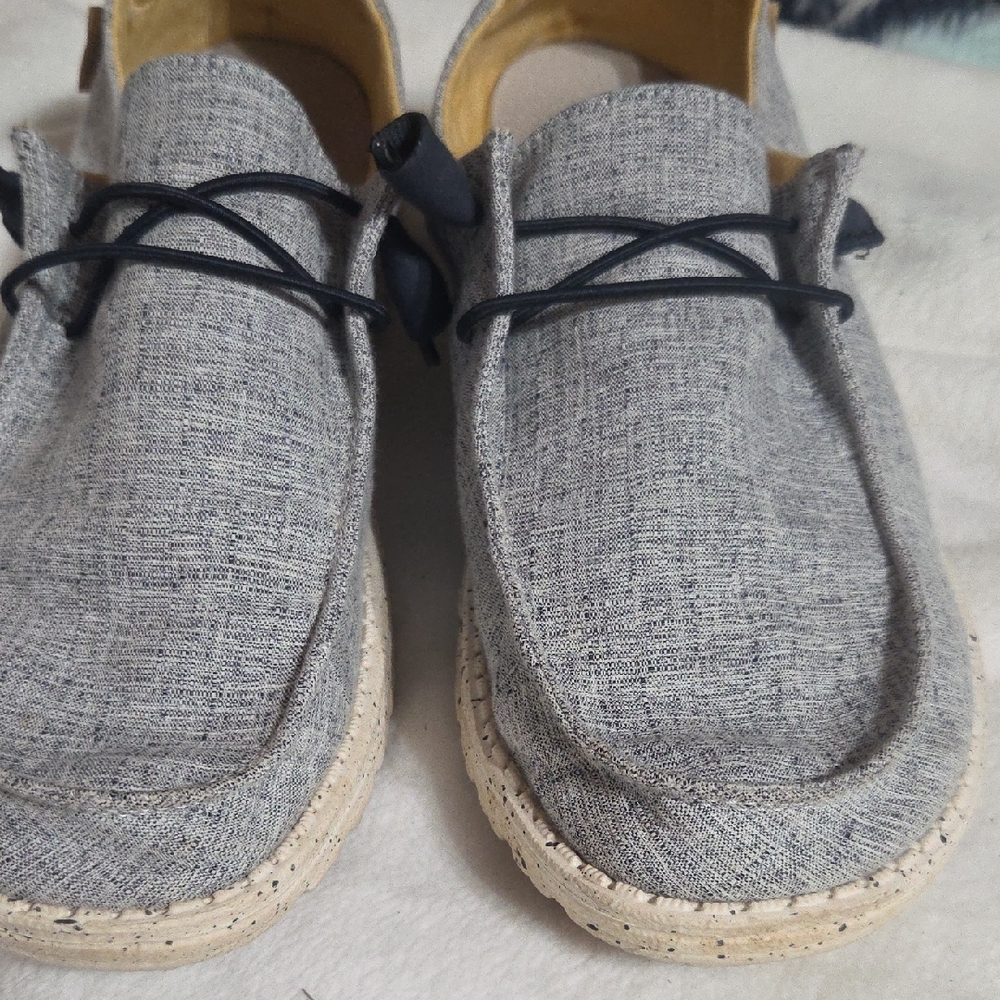 Hey Dude Gray Loafers